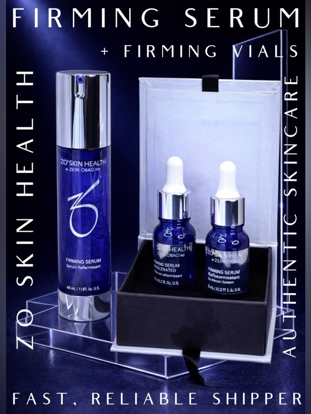 Firming Serum + (2) Firming Booster vials ZO Skincare Anti-aging set $465 value